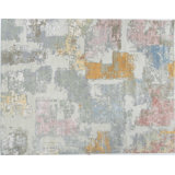 Contemporary One-of-a-Kind Rectangle 9'1" X 11'11" Hand Knotted Area Rug