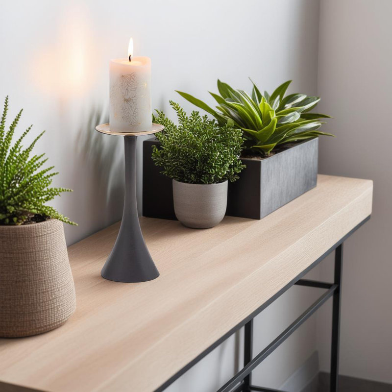 14'' H Aluminum Tabletop Pillar