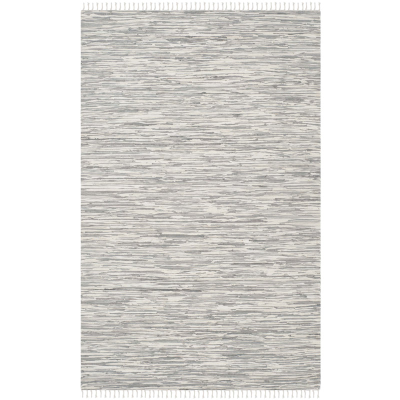 Ceniceros Cotton Hand Woven Area Rug, Rectangle 183 x 274 cm
