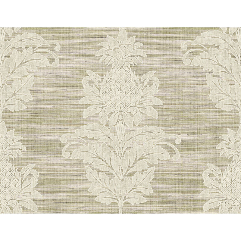 Rouleau de papier peint 27 pi x 27 po Tefft, Brun