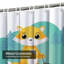 Rideau de douche avec 12 crochets Fox-1900449824