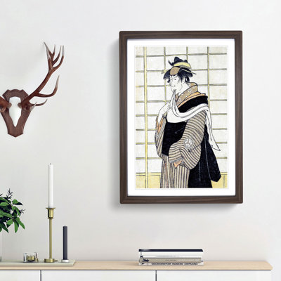 Osagawa Tsuneyo II by Sharaku Toshusai - Framed Print
