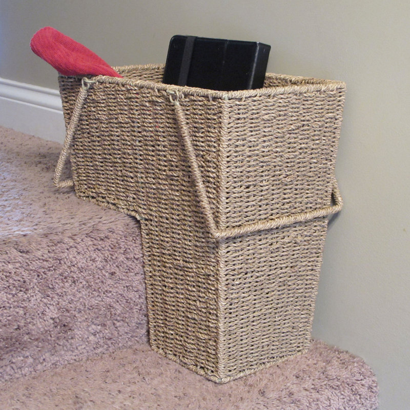 August Grove® Bertram Wicker Basket, Beige