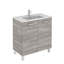 Ensemble de meuble-lavabo simple avec miroir Logic-46357534-125004084
