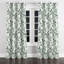Rideaux abstraits pour chambre à coucher - Rideau moderne à œillets brise sauge - 1 panneau-959446427-959446426