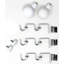Tringle à rideaux double à fenêtre plate en acier Courtois-919406776-919406756