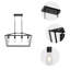Luminaire suspendu de style campagnard pour îlot de cuisine avec lanterne suspendue industrielle.