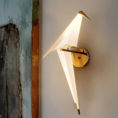 Spritz Solid Brass LED Armed Sconce