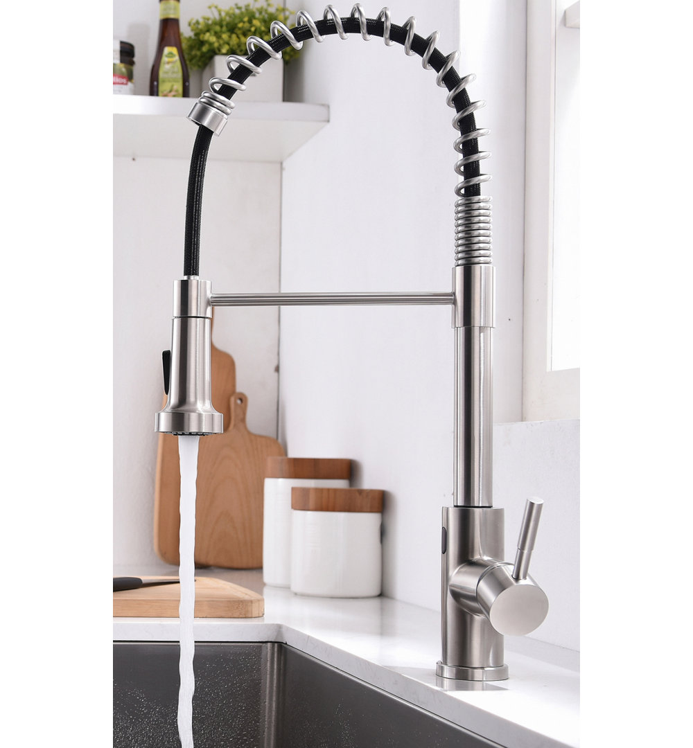 Pull Down Touchless Single Handle Kitchen Faucet HHK HOME 
