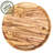 Crystalia USA Wood Platter