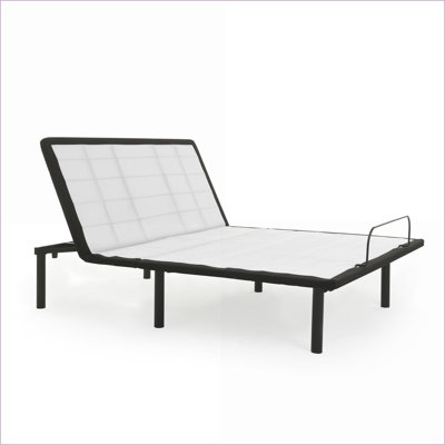 Base de lit réglable pour grand lit avec articulation tête haute / basse et télécommande câblée pour la chambre principale