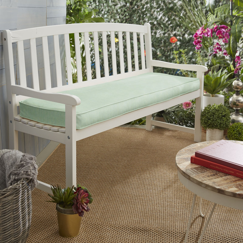 Coussin de siège d'extérieur Sunbrella, Toile toile Sunbrella® Spa, H 2 po x l 44 po x P 19 po