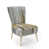 Floral Silver/Yellow Polyester Blend selected
