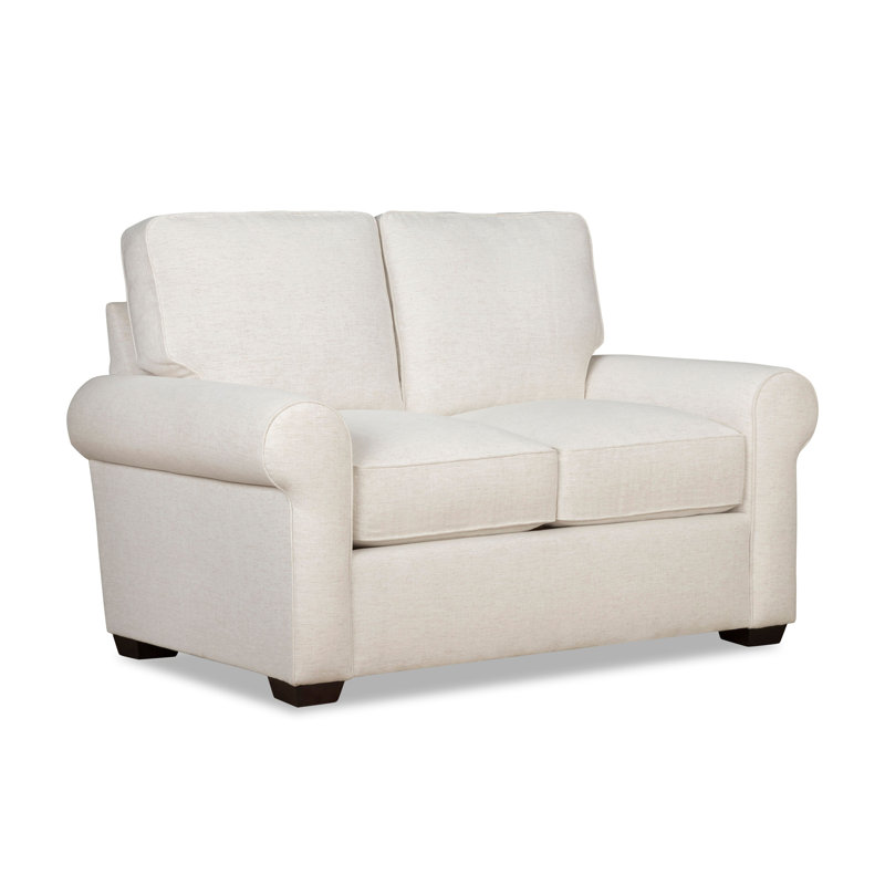 Porter Upholstered 61.5'' Loveseat, Nomad Snow Crypton® Chenille