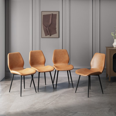 Sibeudu 44.5cm H Upholstered Metal Side Chair