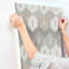 Abilene Apricot Ikat Wallpaper-1740899942