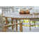Fleur Round 6 - Person 63" Long Dining Set