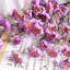 8 pièces de fleurs artificielles artificielles décoratives, 5 fourchettes, décoration de mariage, fleur de rhododendron artificiel (ensemble de 8)-1399889496