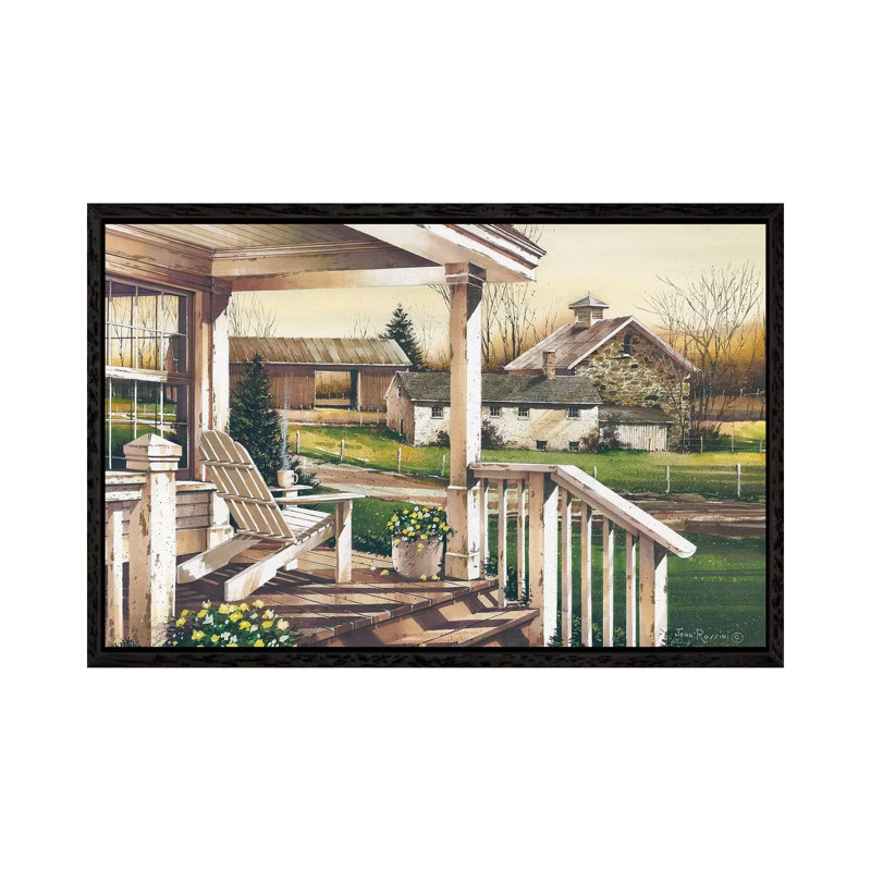 Long Days End by John Rossini - Gallery-Wrapped Canvas Giclée on Canvas, Black Floater Framed, 152.5 cm H x 101.5 cm W