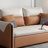 Orange Polyester Modular Sofabed cushion couch-129864369