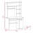 Wenge 2-Drawer 7-Shelf Computer Desk With Hutch, Maximizing Storage And Organizational Efficiency For Modern Workspaces-1803789416