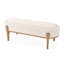 Camellia Field Upholstered Bench