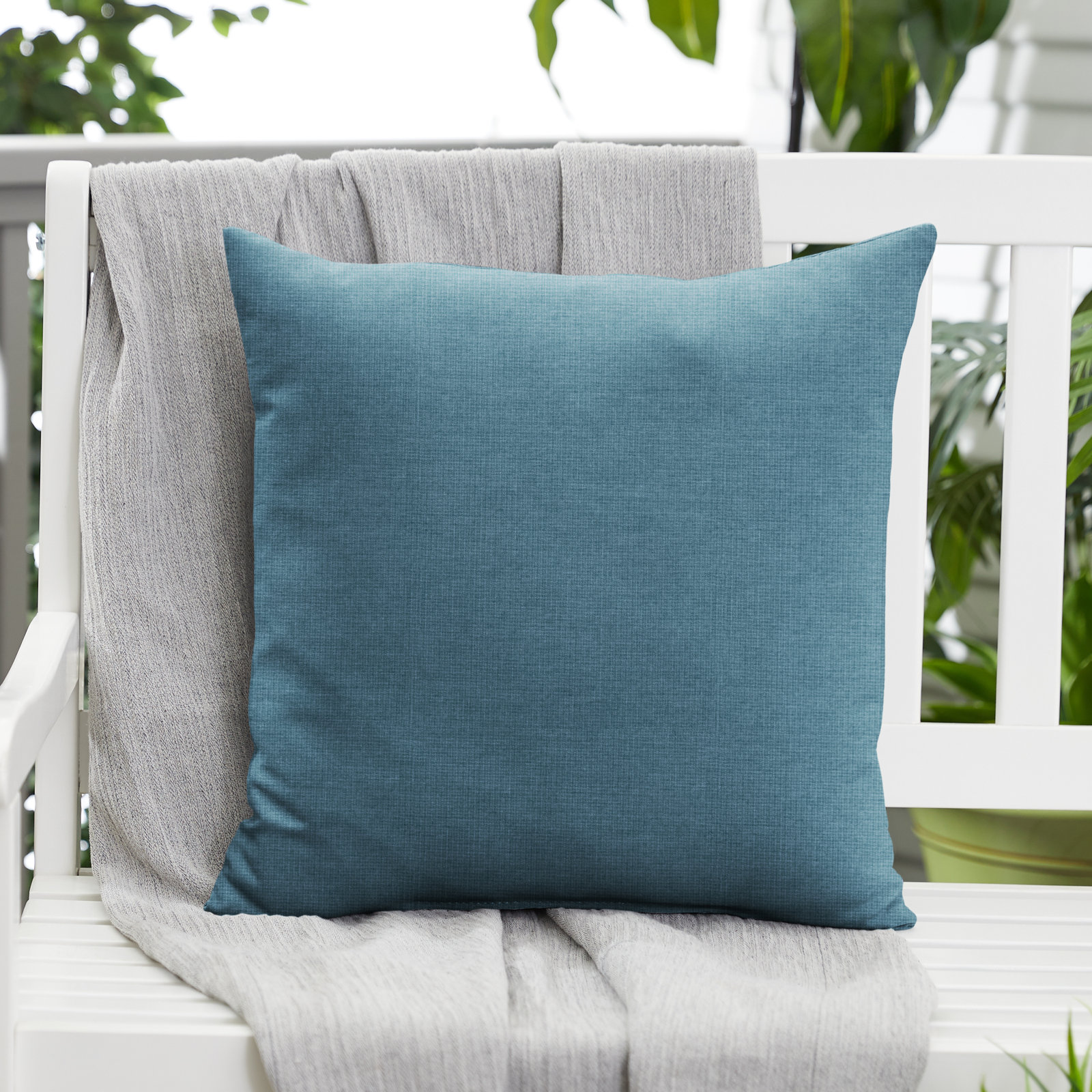 Annelies Sunbrella® Indoor/Outdoor Throw Pillow, 20" H x 20" W