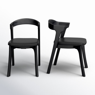 Carper Genuine Leather Oak Armchair