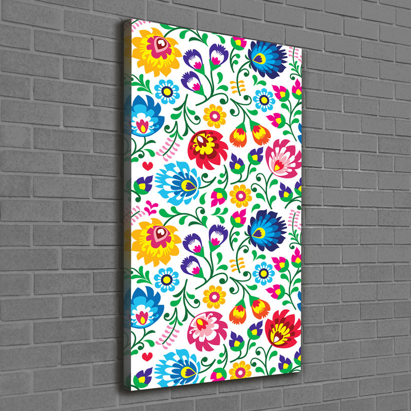 Ethnic - Wrapped Canvas Print