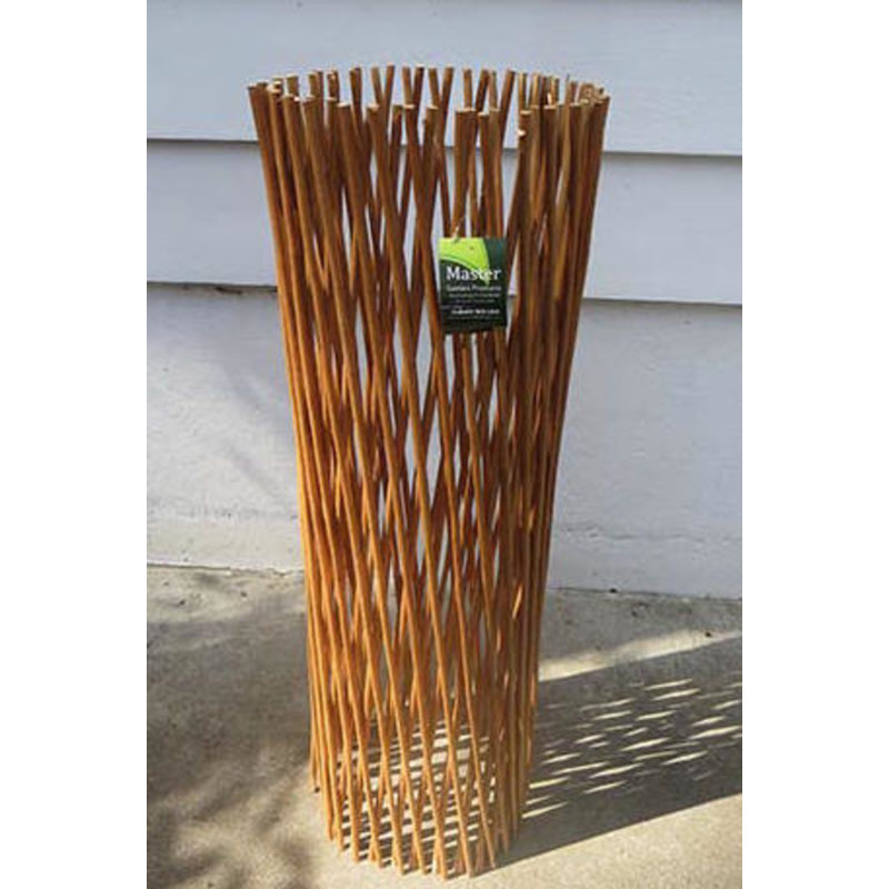 Treillage extensible en bois de saule pelé, H 36 po x l 48 po x P 1 po
