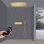 Robinet de douche thermostatique encastré et contrôlé par téléphone avec valve brute