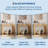 Slim Farmhouse Console Table for Living Room – Narrow Wooden Entryway Table, Rustic Oak Accent, Space-Saving Hallway Furniture, Ideal Behind Sofa or in Foyer, 47 Inch – 1.2 Michat Cracked Oak-123844530-123844531