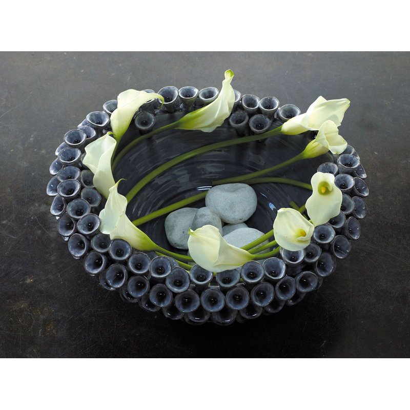 Pot de fleurs en céramique Vekakis