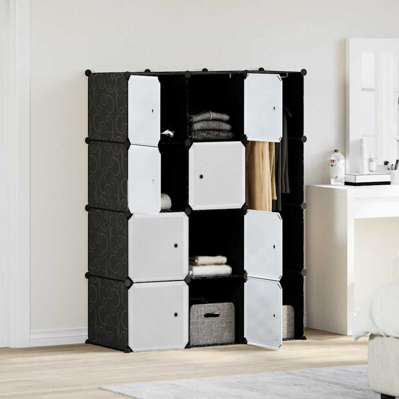 Paschke Closet System, 56.3" H x 42.9" W x 14.4" D