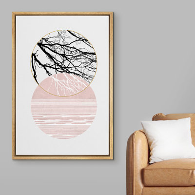 Cadre flottant, impression sur toile