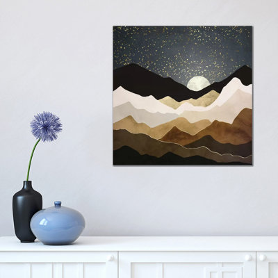 Golden Stars - impression d'art graphique