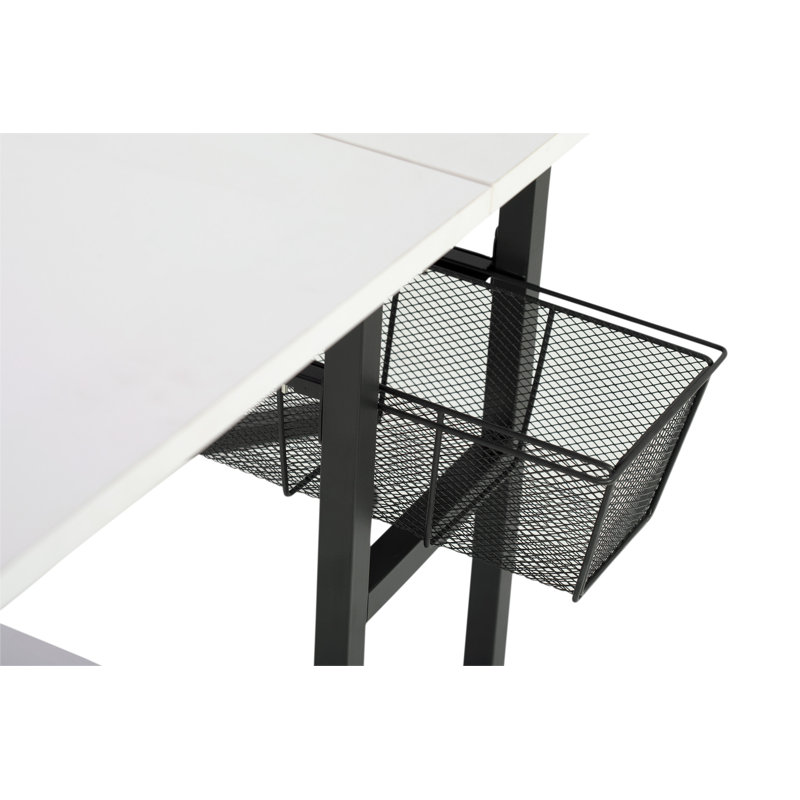 Table de couture pliable avec roulettes
