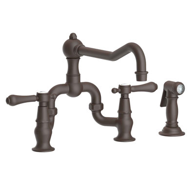 Chesterfield Bridge Faucet with Side Spray