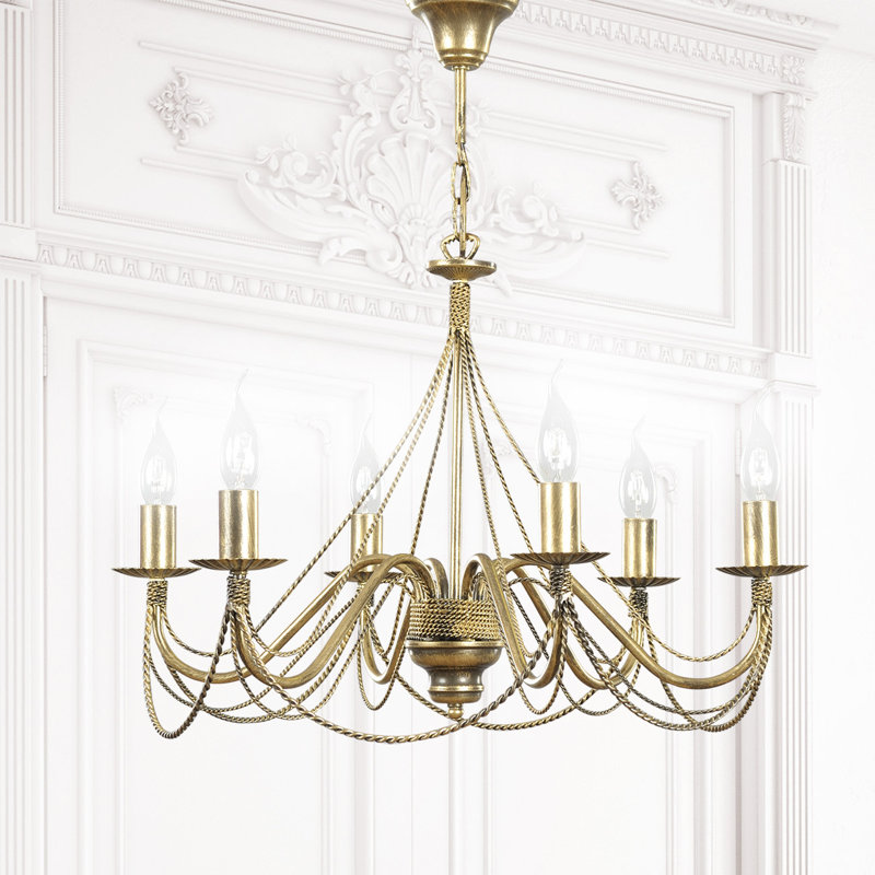 Josephina 6 - Light Candle Style Chandelier