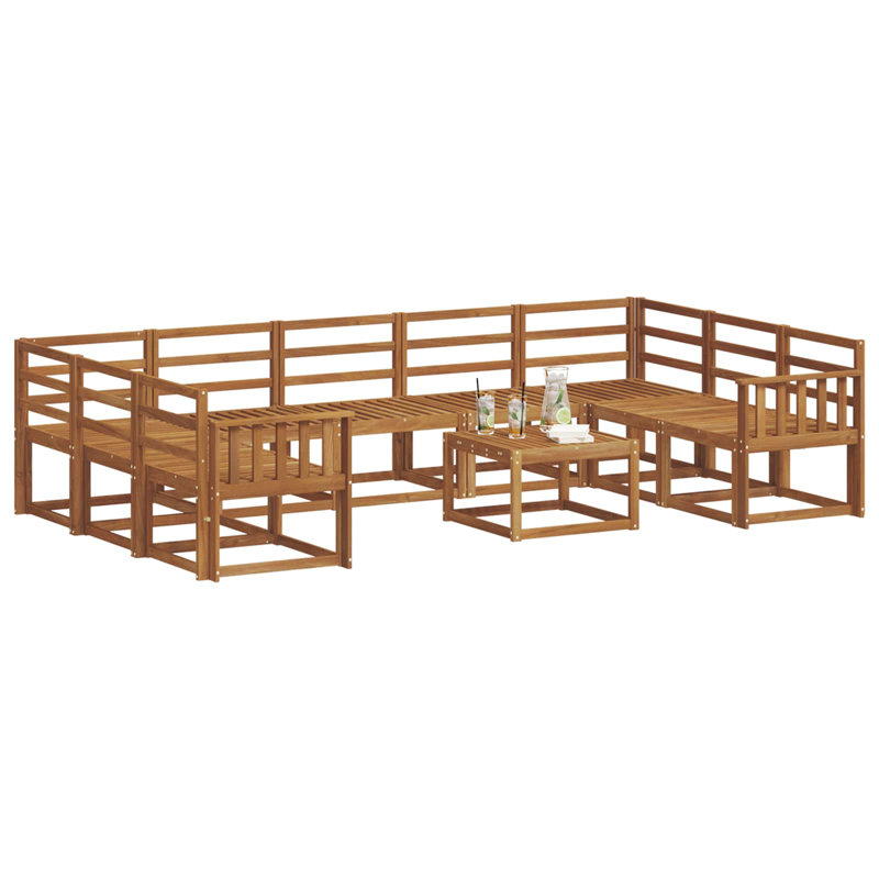 304cm Wide Patio Sectional Set