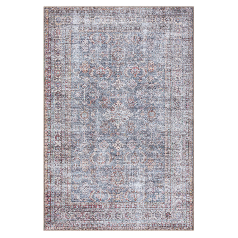 Washable Oriental Indoor Rug, Rectangle 5' x 8'
