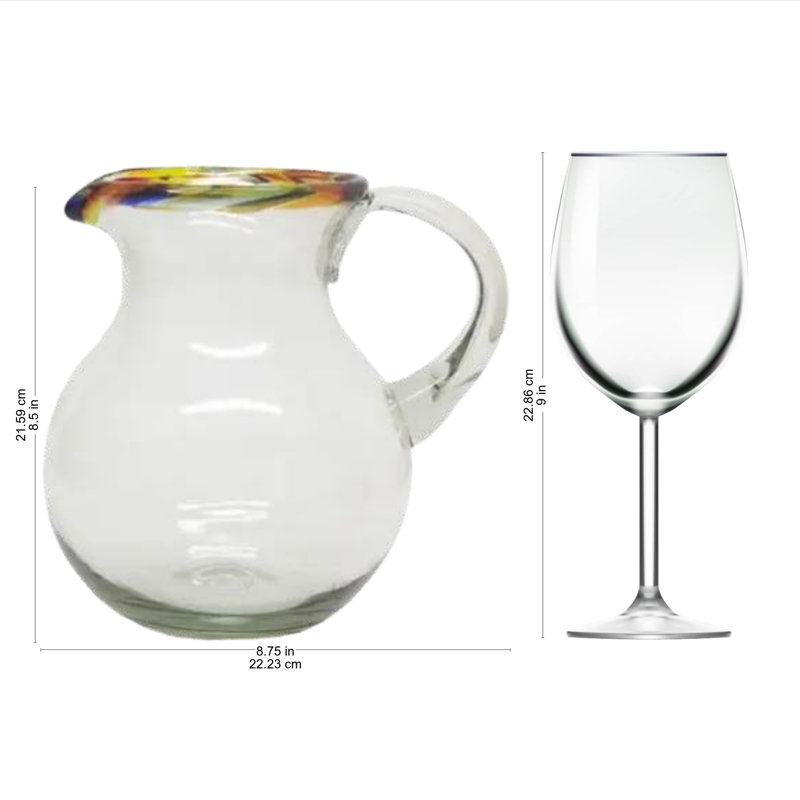 Azeem 84oz. Glass Beverage Dispenser
