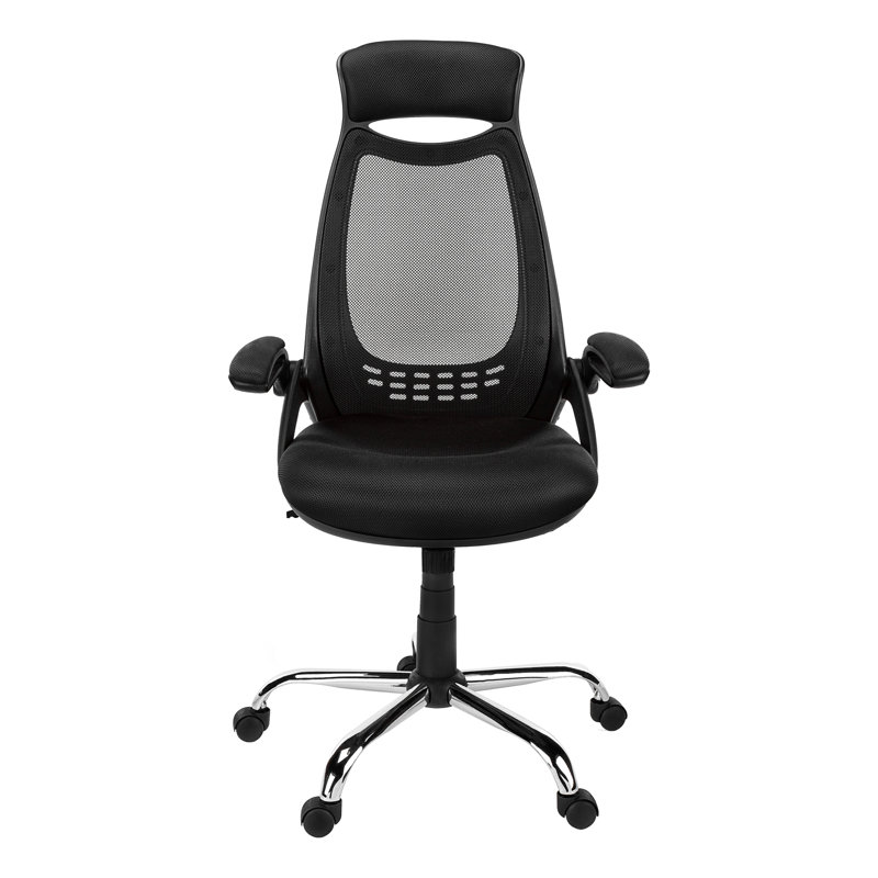 Office Chair, Black, Black