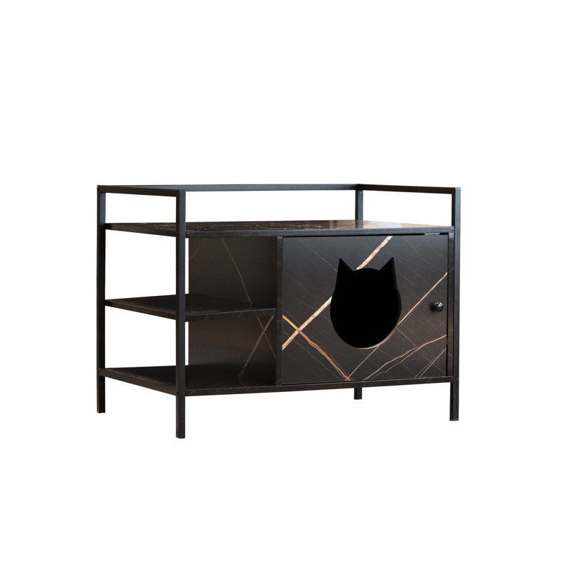 Litière pour chat - Armoire cachée spacieuse