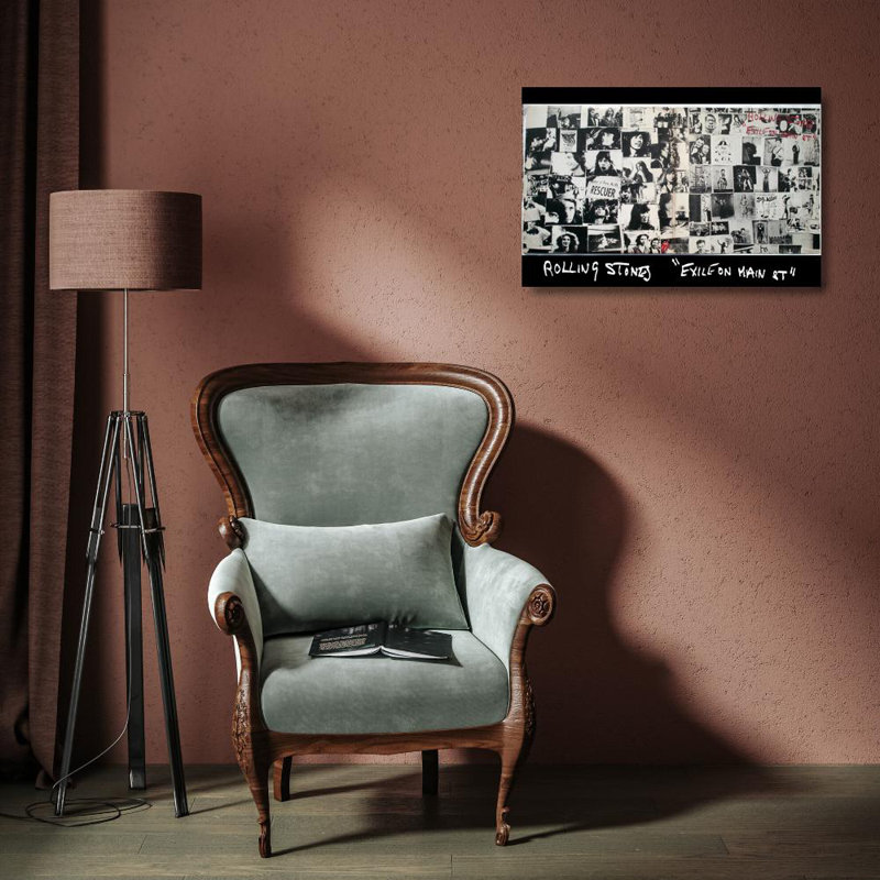 Rolling Stones, Exile on Main Street, 12" H x 18" W
