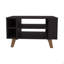 Table basse, 4 tablettes, 4 pieds