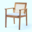 Patio Dining Chairs Set of 2 with soft Cushion