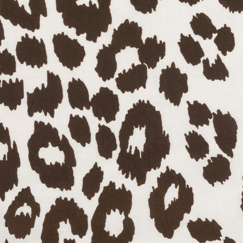 Iconic Leopard Animal Print Table Runnner, Cinder