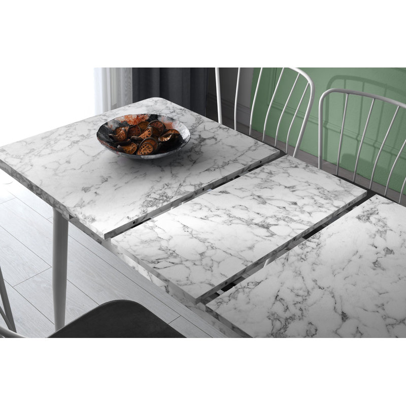 Taneytown Extendable Dining Table, White