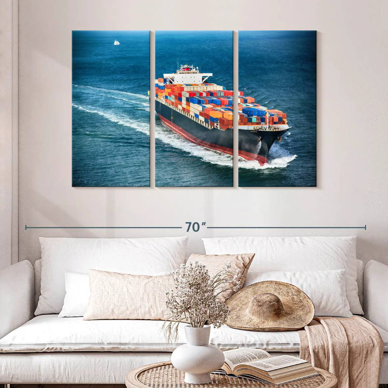Mehar Ocean Ship, 32" H x 50" W